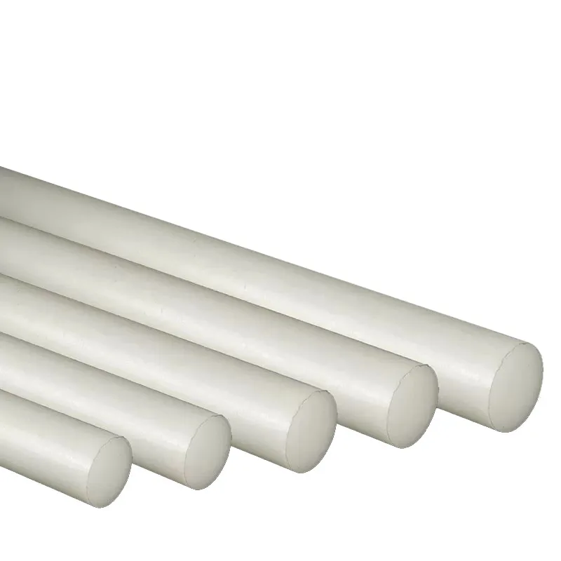 White Polyamide Plastic Round Bar PA6 Nylon Rods Wear Resistant Solid Cylinder Rod sticks Dia 4mm~50mm for Machining part model
