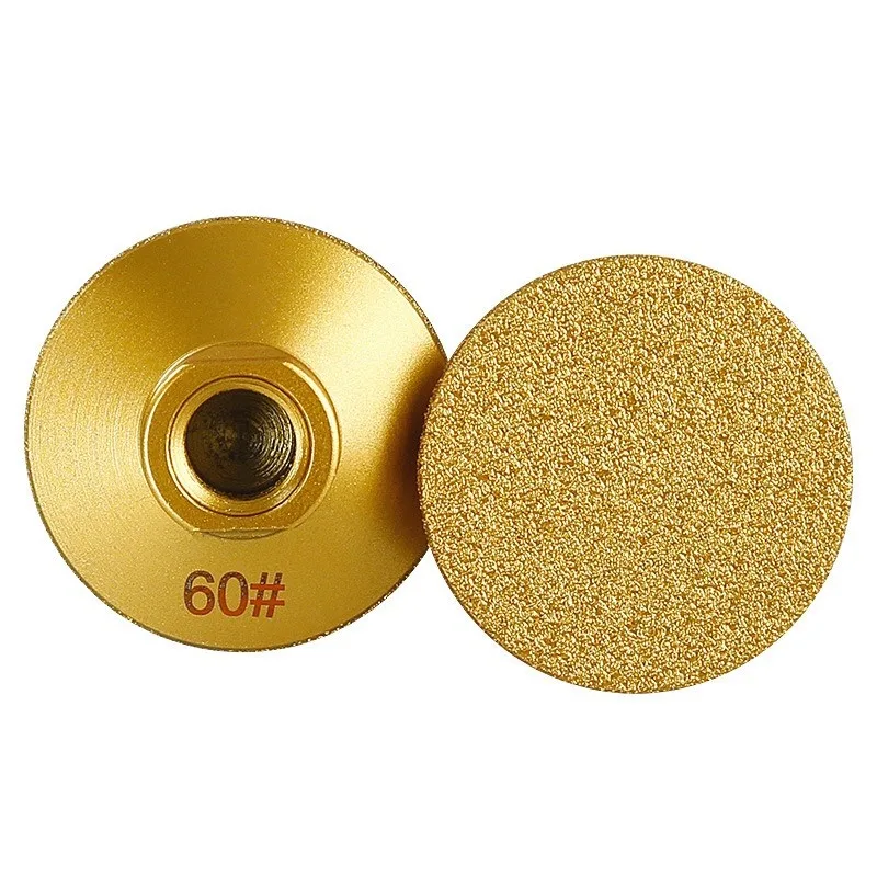 Marble Stone Countertop Trimming Rough Polishing Disc Angle Grinder Abrasive Pad M14 Diamond Brazed Flat Grinding Head