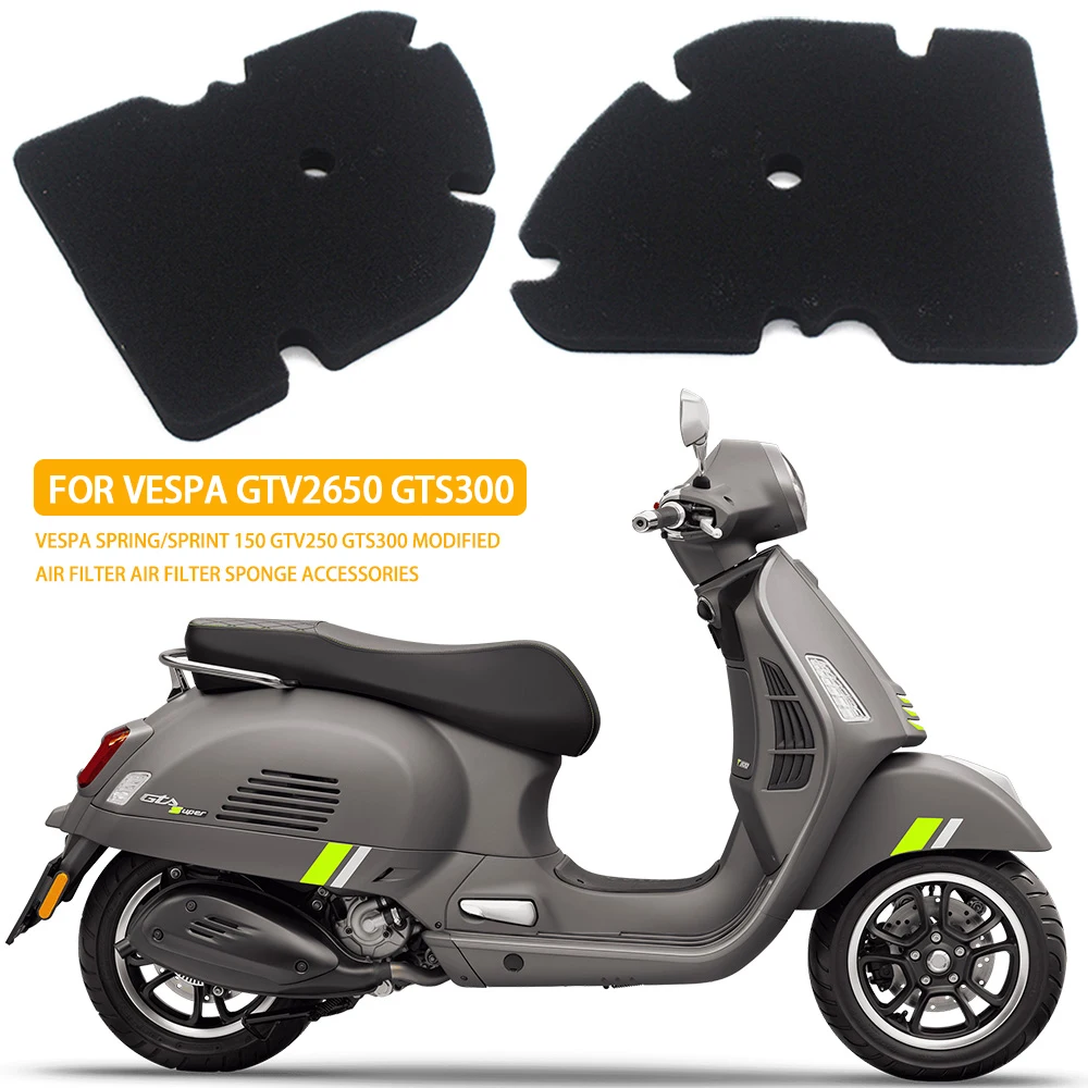 Air Filter For Vespa GT60 GT200 GT 125 L 200 GTS GTV 250 300 Piaggio MP3 EVO X8 X9 125 250 831997 1414486 8319970P