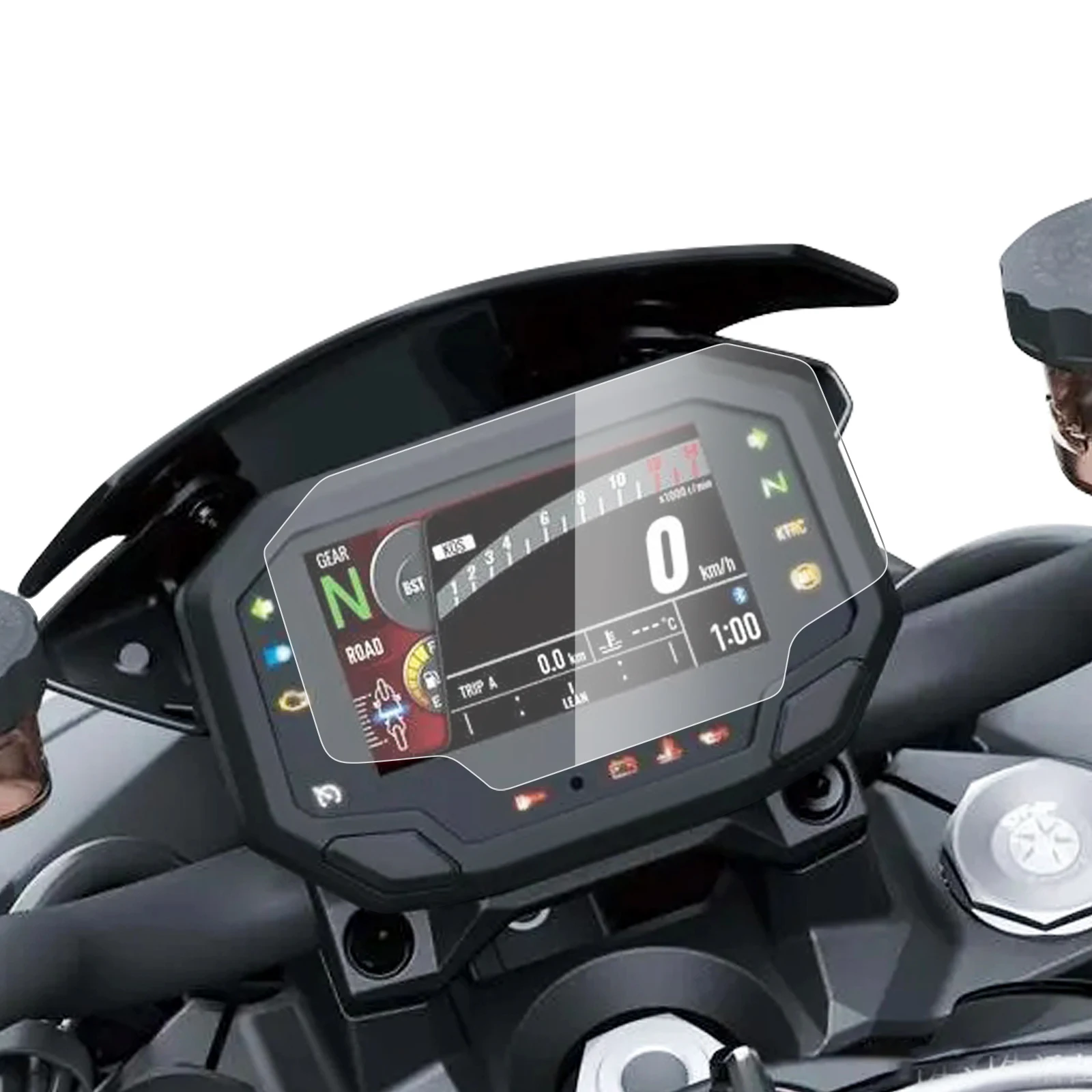 

For Kawasaki Ninja e-1 650 1000SX 7 Hybrid 1100SX Z500 SE Z650 Z900 H2 ZX4R Scratch Cluster Dashboard Protection Instrument Film