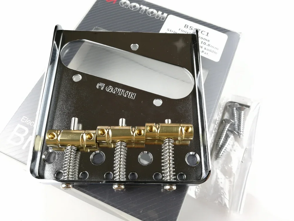 

Genuine Original GOTOH Wilkinson BS-TC1 Vintage Electric Guitar Fixed Bridge Chrome