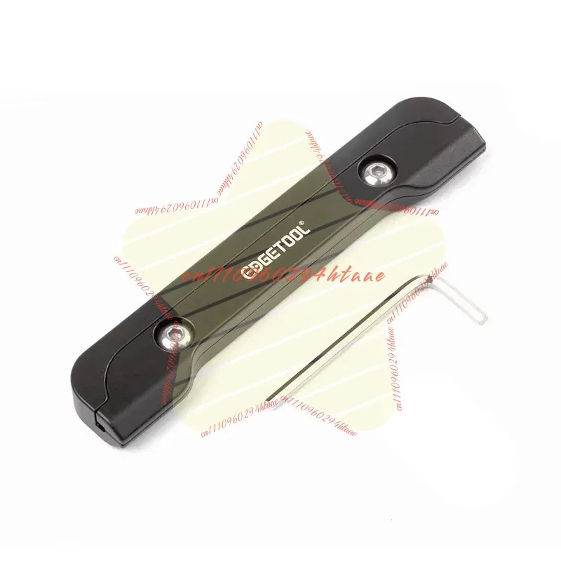 Guitar File Clip Grip Handle Aluminum Alloy Slotted File Grinding Handle Guitar String Pillow Slotting File Holder