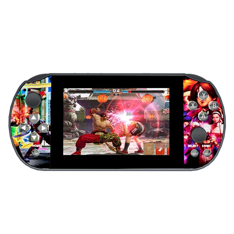 Q3 Retro Handheld Game Console 4.3 Inch Screen Handheld Game Player 10000+ HD Games Portable Video Game Console Gift For Kid