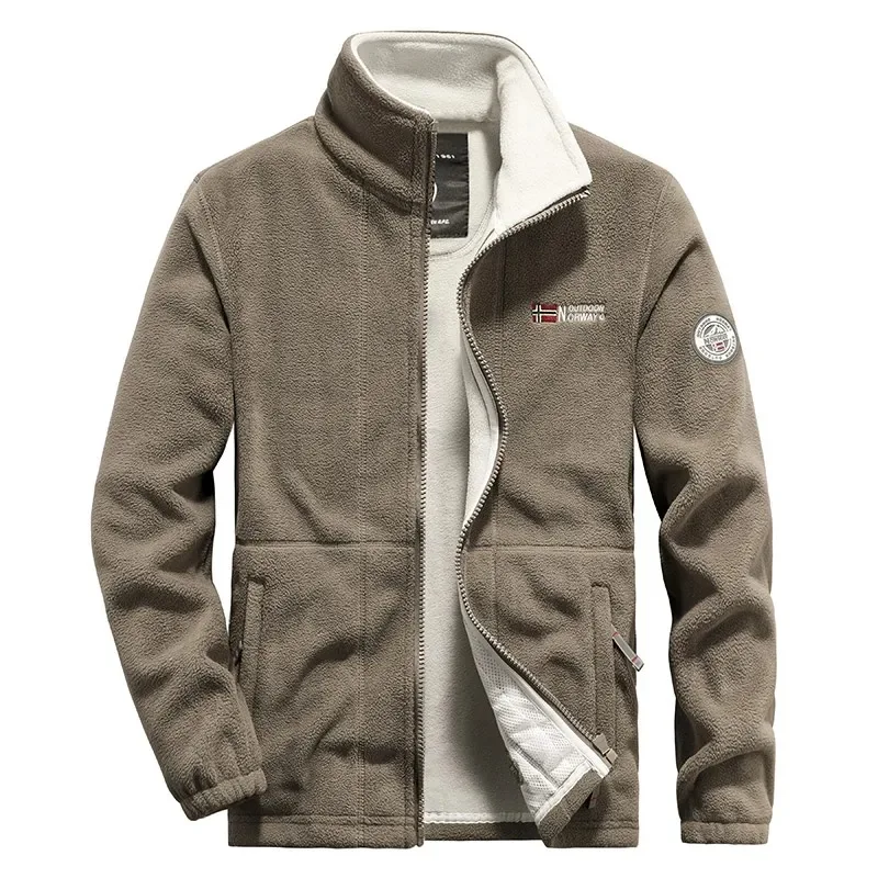 Outdoor Polar Fleece Jackets Men Autumn Winter Thermal Fleece Tactical Sports Coats Militar Softshell Hiking Outdoor Army Jacket view 2
