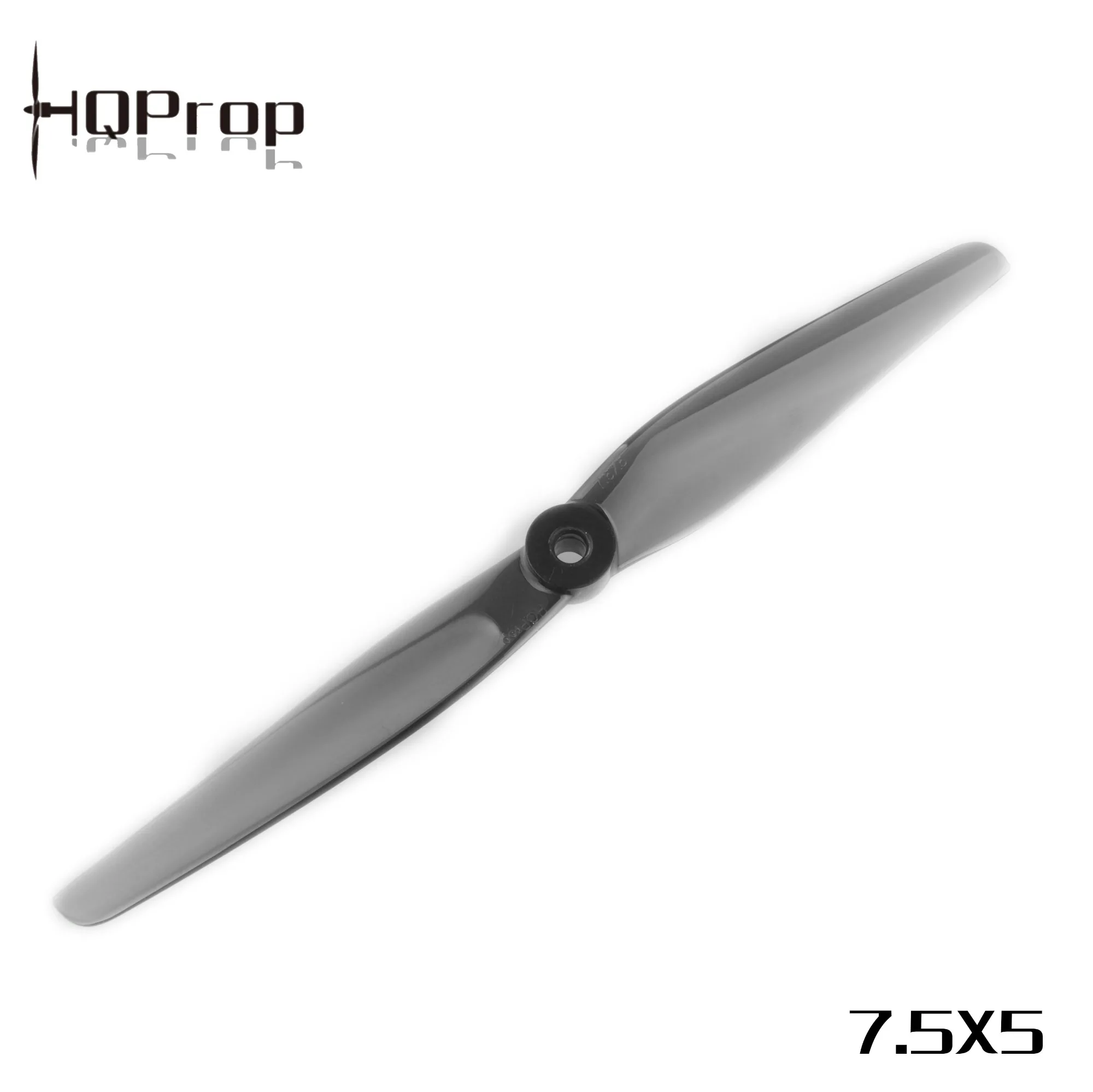 HQProp 7.5x5 7.5 Inci Baling-Baling 2 Bilah (2CW+2CCW) Polikarbonat Abu-abu Muda untuk Drone FPV