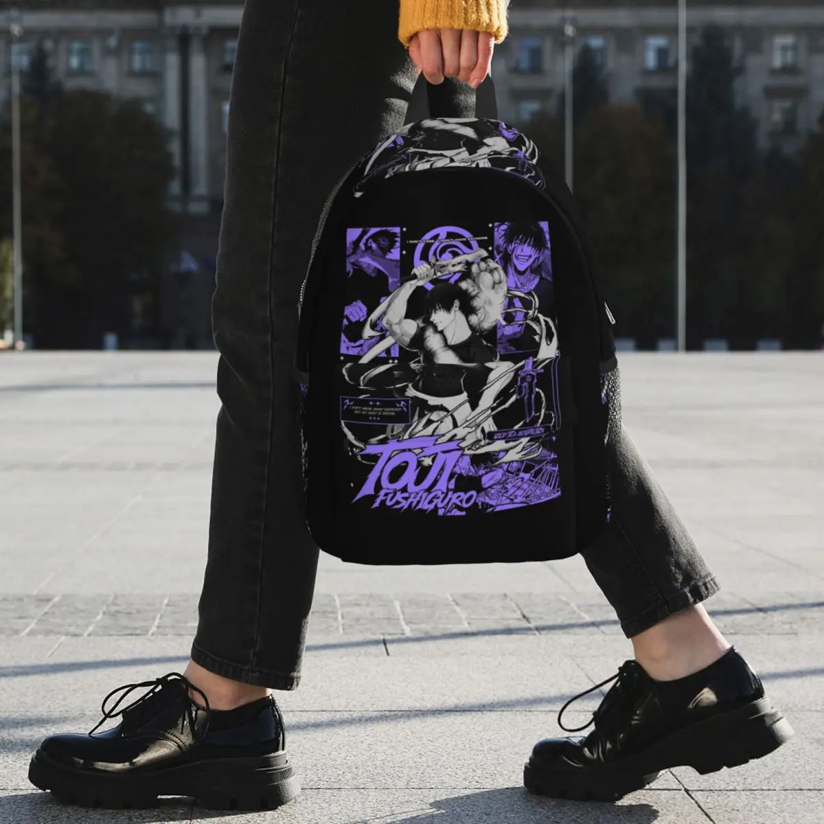 Tokyo Revengers Toji Fushiguro Backpack Student BookBag Boys Girls School Bag Laptop Shoulder Bags