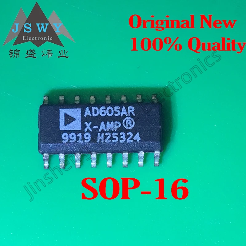 

1PCS AD605ARZ-R7 AD605ARZ SOP-8 100% new original spot dual channel low noise single power supply variable gain amplifier