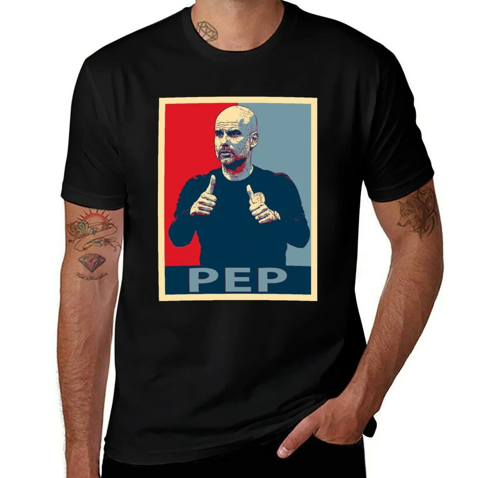 Pep Guardiola T-Shirt t shirts cotton 100% T-Shirt