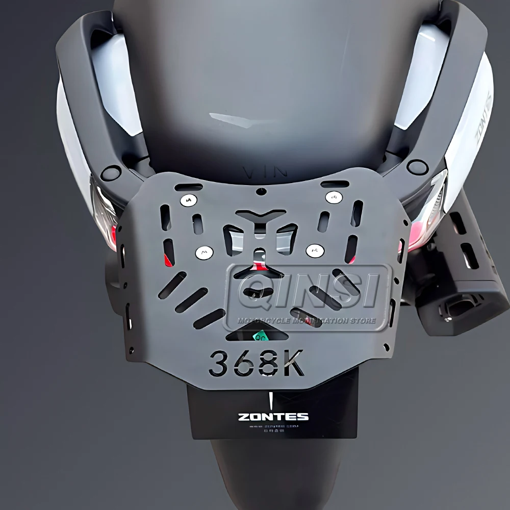 Modificación para Motocicleta ZONTES 368-K con Portaequipajes Trasero Reforzado y Base para Baúl para ZONTES 368K 368-K 502K