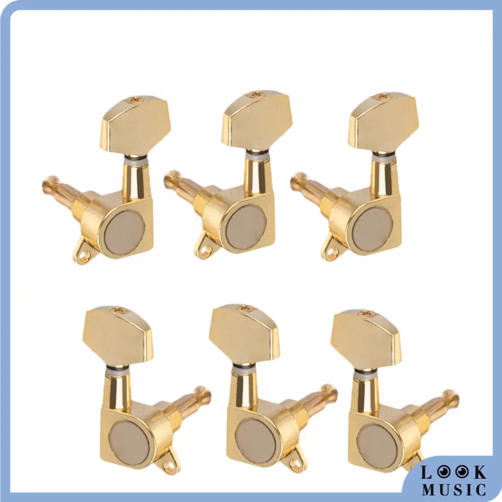 

LOOK 3L3R Guitar String Peg Locking Tuner Tuning Pegs Machine Heads Guitar Pegs Tuners For Electric Acoustic Guitar Guitarra SET