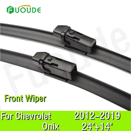 Escobilla limpiaparabrisas para Chevrolet Onix 24 ""+ 14"" parabrisas de coche goma 2012 2013 2014 2015 2016 2017 2018 2019