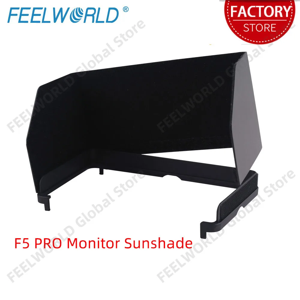 Feelworld F5 PRO Sunshade Portable Light Weight Flexible Installation for 4K HDMI Input On Camera Video DSLR Field Monitor