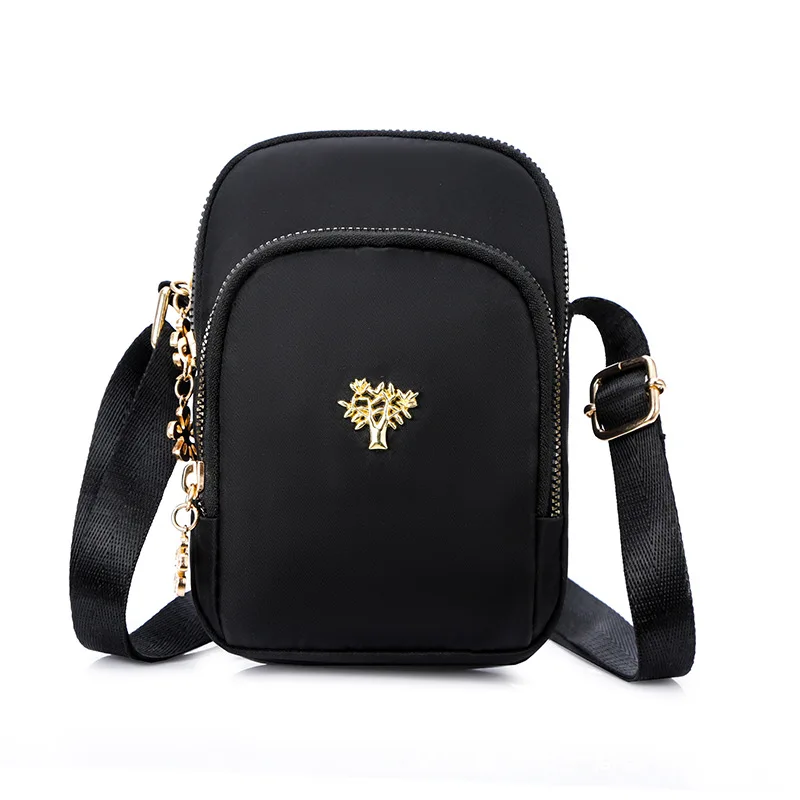 

Crossbody phone case, nylon fabric coin purse, large-capacity key case, fashionable and versatile for both men and women