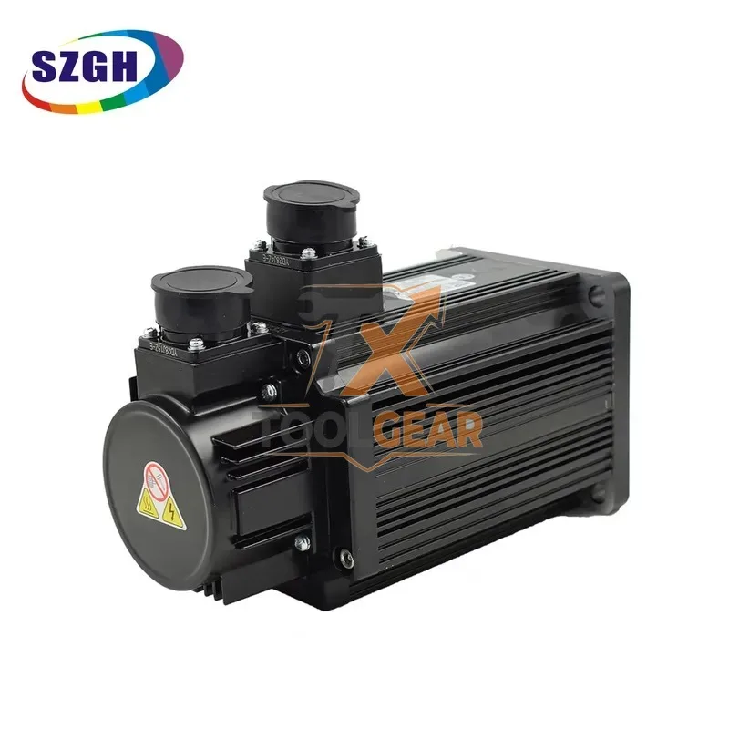 2026China*Factory* SZGH Servo Motor Support MODBUS EtherCAT CANopen 2kw 7.7NM 23bit Absolutely Encoder Ac Servo Motor for Ac view 3