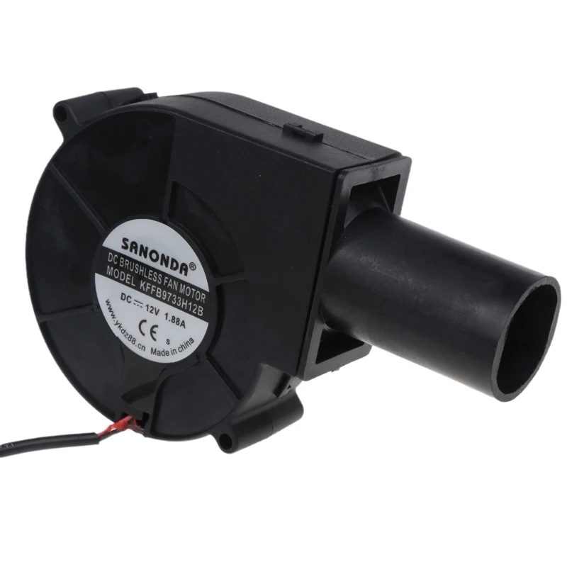 W2E3 Ventilatore per barbecue a velocità regolabile 9733 Ventilatore d per ventole 12V 110-240V senza spazzole 4700R