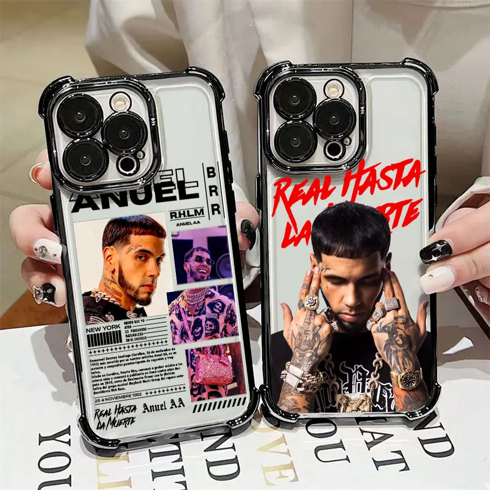 

Anuels AA Real Hasta La Muerte Phone Case For Xiaomi 15T 14T 13 Pro 15 F8 Ultra Poco X7 F7 Pro 5G X5 X6 F5 M7 Soft Clear Cover