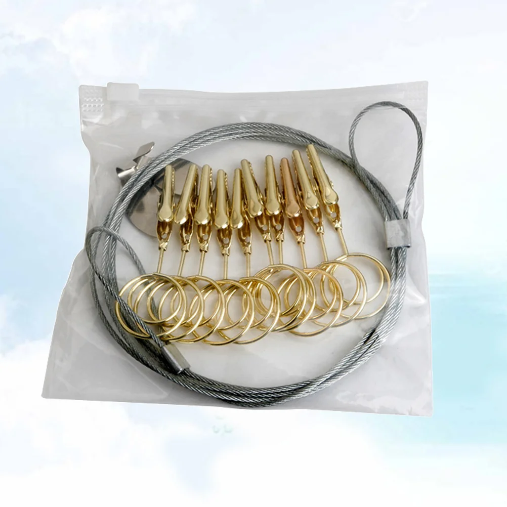 الصلب حبل صور كليب الذهبي كابل حامل الصورة المشبك الجدار الديكور عرض الصور للمنزل مكتب غرفة نوم مذكرة ملاحظات