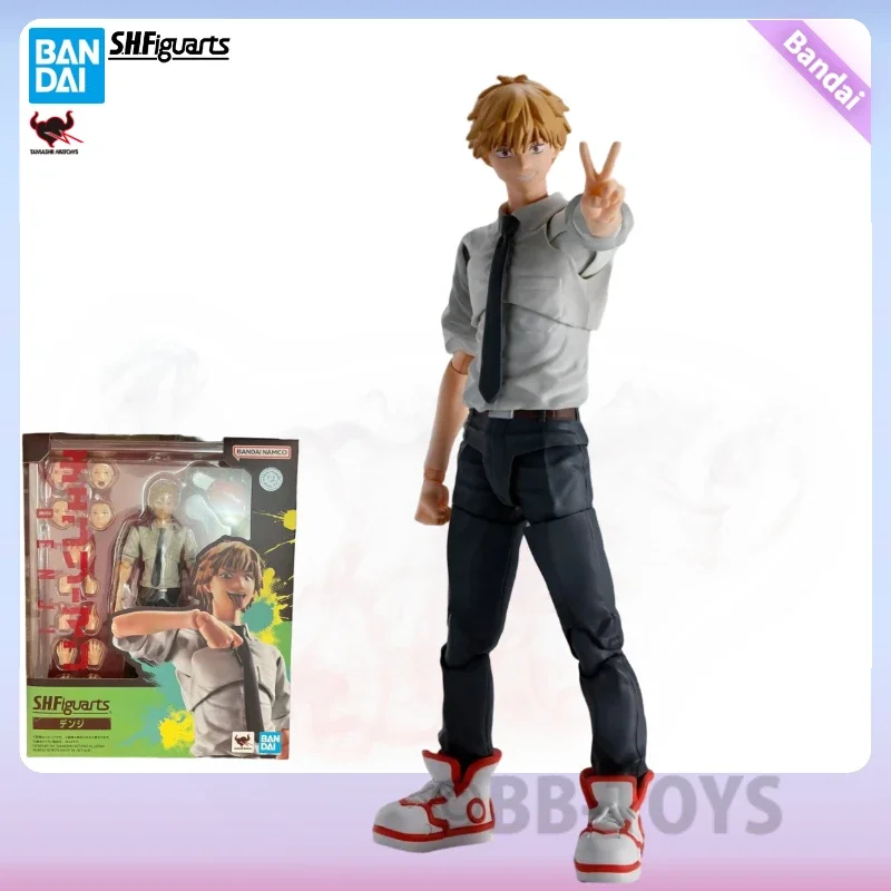 

In Stock Original BANDAI SHFiguarts Chainsaw Man Denji Figure Anime Genuine Action Model Toys BB