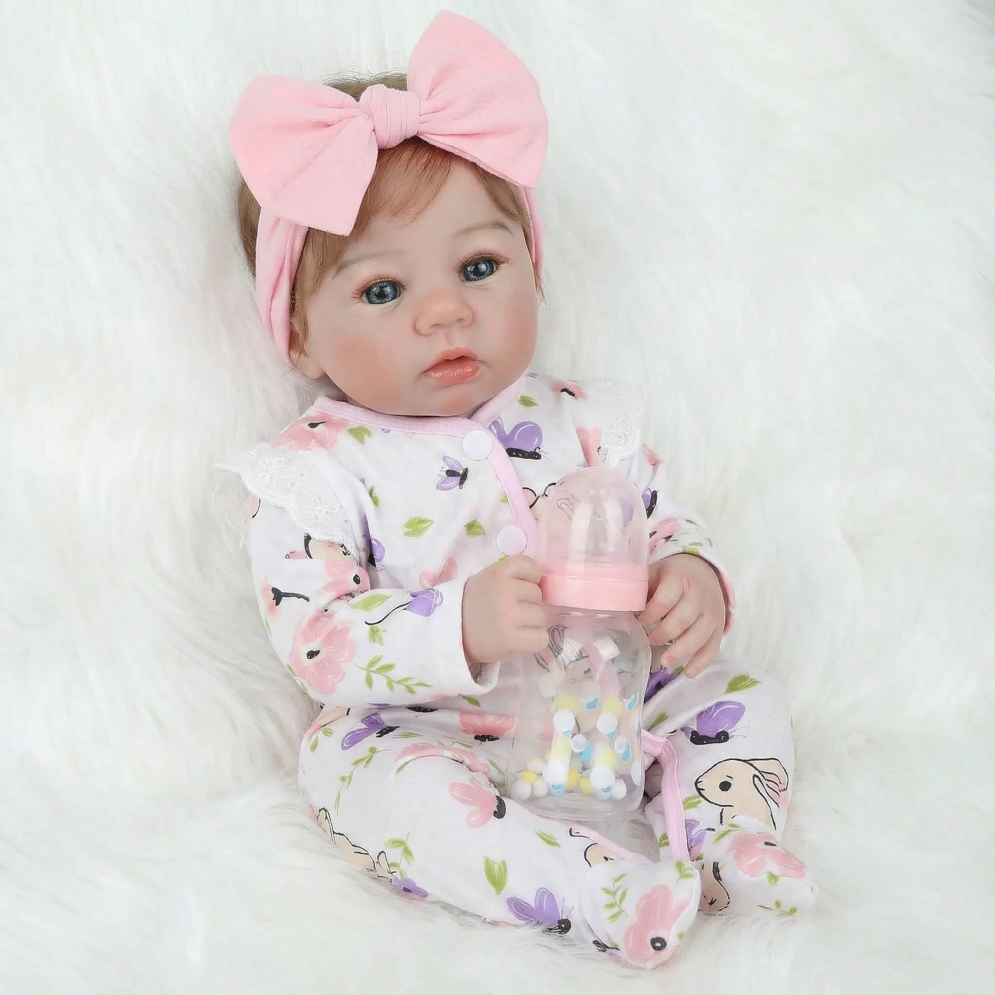 

Кукла NPK Abigail, 18 дюймов, реалистичная, с мягким телом, приятная на ощупь, с 3D-расписанным телом, видимыми венами, коллекционная игрушка для детей от 14 лет