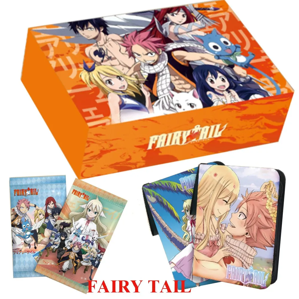 

New Fairy Tail Card Anime Natsu Erza Scarlet Wedding Metal Enamel Tri-fold Acrylic Sp Dragon Card Doujin Toys And Hobbies Gift