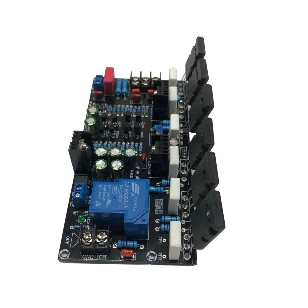 Wide Voltage Range 300W Power Amp For DIY Projects 300W RMS Output 450W Peak Output A1943 Transistor C5200 Transistor