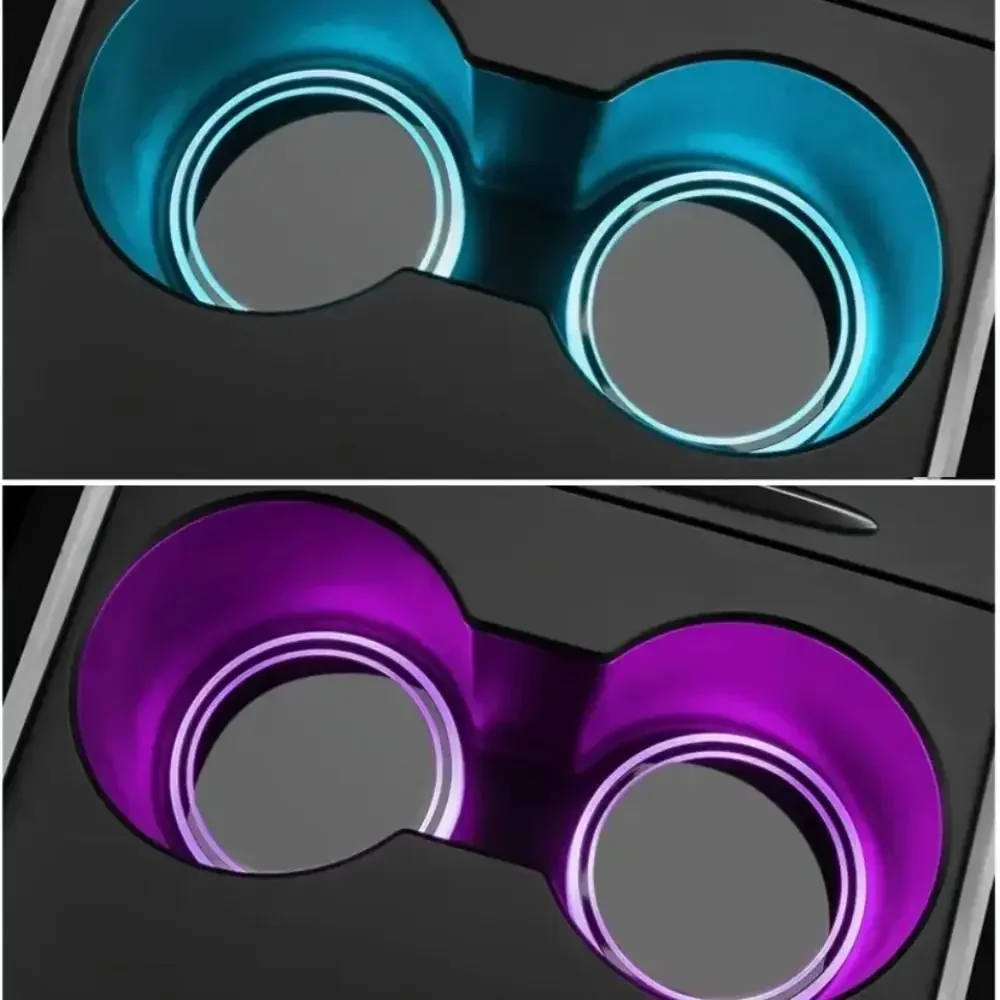 New Car LED Coaster Light Sensor Anti-slip Cup Holder LED Light Mats Automatic Sensing Car Coasters