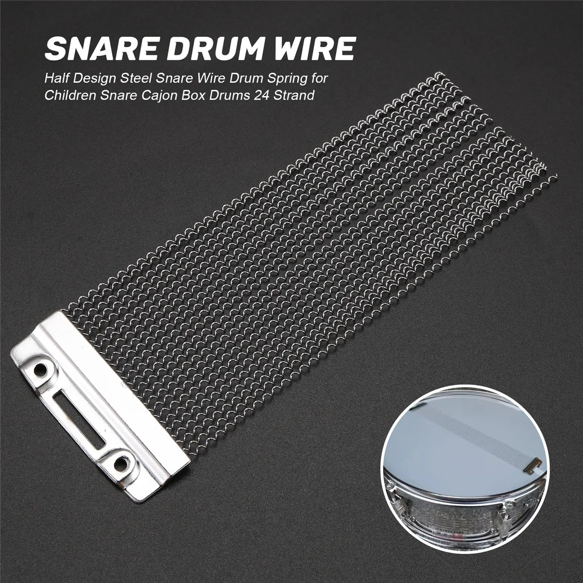 ABJV نصف تصميم الصلب كمين سلك طبل الربيع للأطفال كمين صندوق كاجون الطبول 24 ستراند