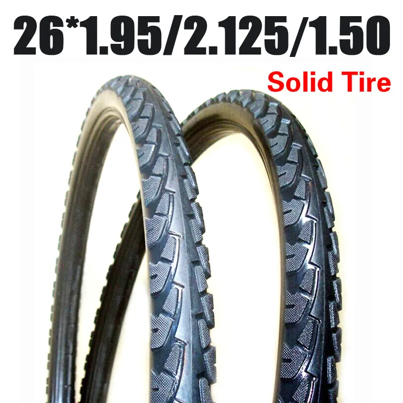 Bicycle Solid Tyre 26 Suitable for 26*1.95 26*2.125 26*1.50 Tire Fixed Inflation Solid Tyre Bicycle Gear Solid for Mountain Bike