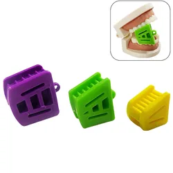 Dental Mouth Opener Occlusal Pad Rubber Teeth Prop Bite Retractor  S/M/L Orthodontic Supplies Dentistry Oral Tool Materials