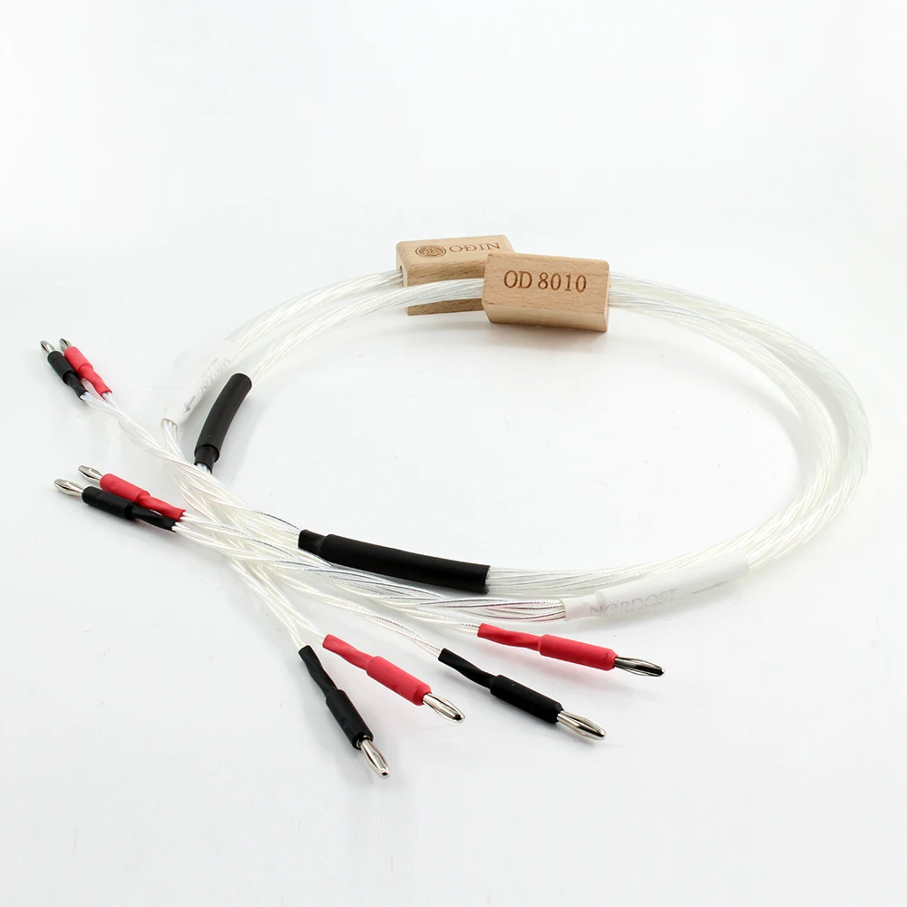 

Nordost ODIN 7N Silver Plated Speaker Cable Reference Loudspeaker HiFi With Banana Plug Connector