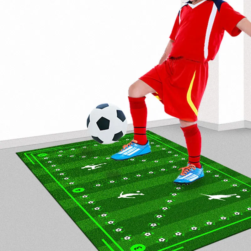 VIKAMA Football Footwork Training Anti-Slip Floor Mat Silica Clay Sports Ball Control Steps Carpet Indoor Soundproof Home Decor