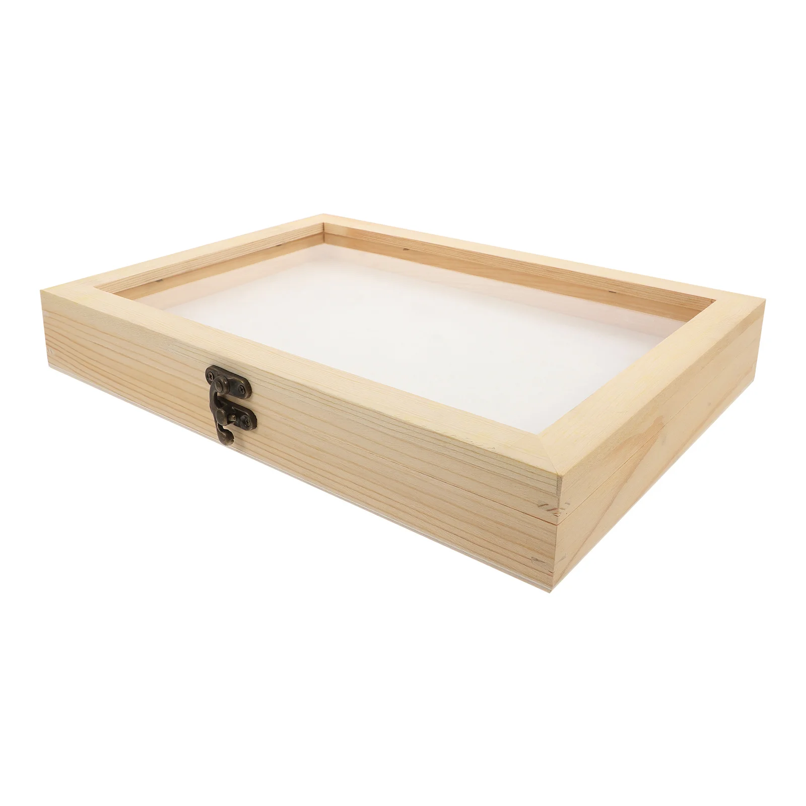 

Butterfly Display Box Insect Case Coastal Boxes House Specimen Glass Wooden Shadow Box Evapadded Preservation Kit Pine Wood