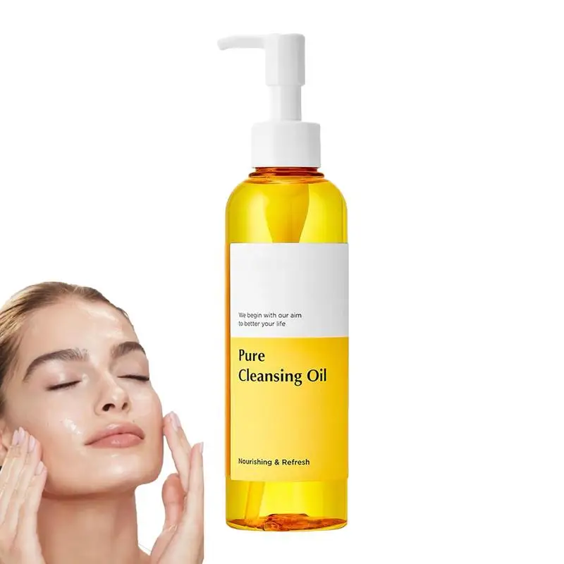 200Ml Make-Up Verwijderaar Olie Zachte Oogmake-Up Reinigingsolie Gezichtsolie Reiniger Lage Gevoeligheid Ontwerp Dagelijkse Make-Up Remover Olie