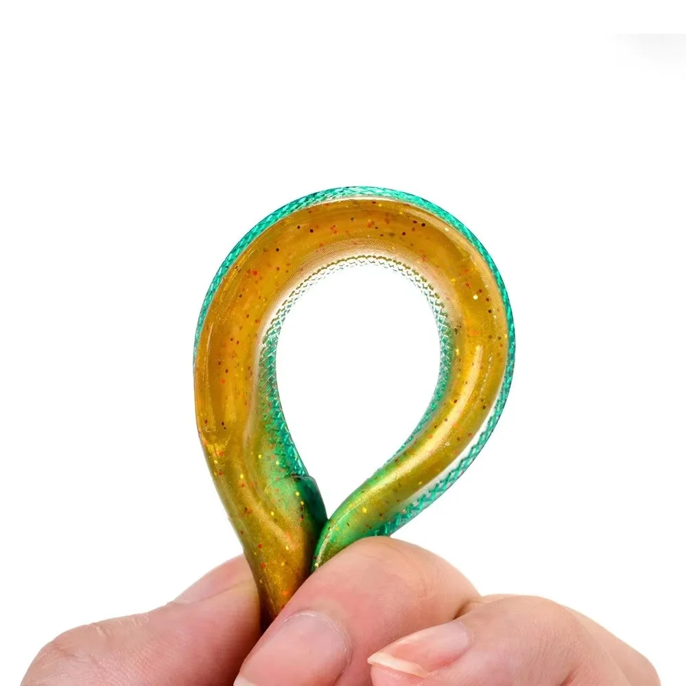 NGB 9/12/16cm Smell Silicone Bait Soft Fishing Lure 4-5pcs Worm Artificial Wobblers T Tail Jigging Fishing Bait Bass Pike