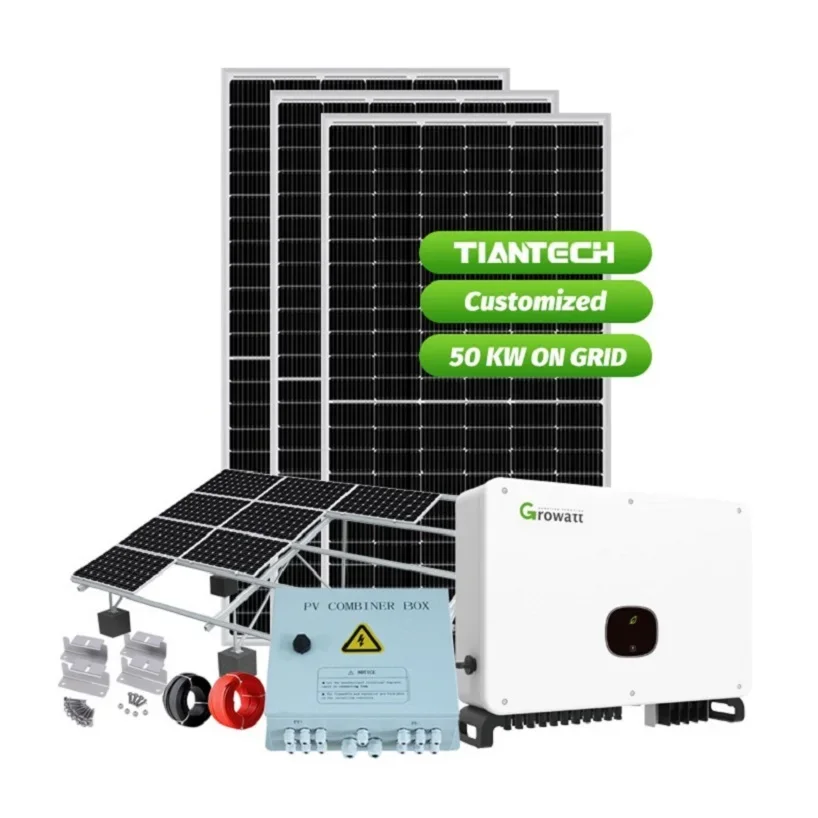 Professional Wholesale Home Complete Solar Power System 50kw 30kw 20kw 10kw 8kw On Grid Solar System