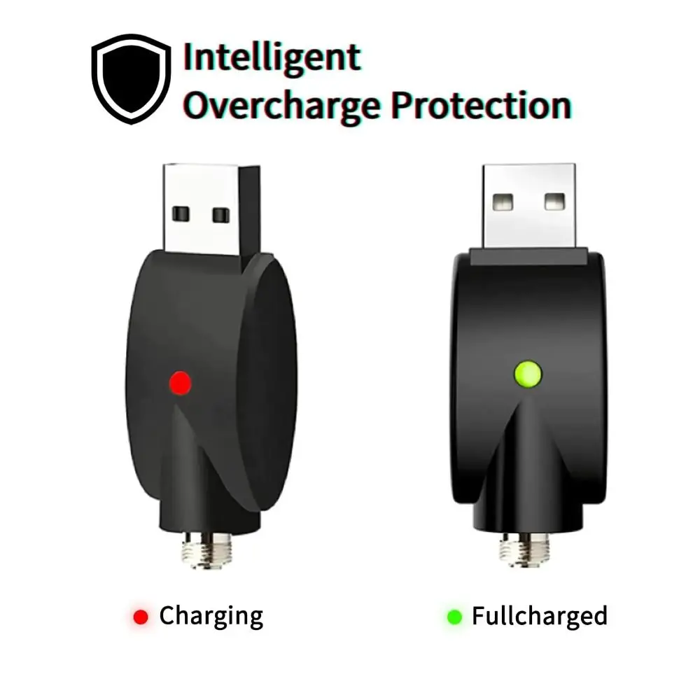 2pcs Intelligent Smart USB Charger Cable LED Indicator Overcharge Protection USB Charger Cable Fast Charging Battery Charger