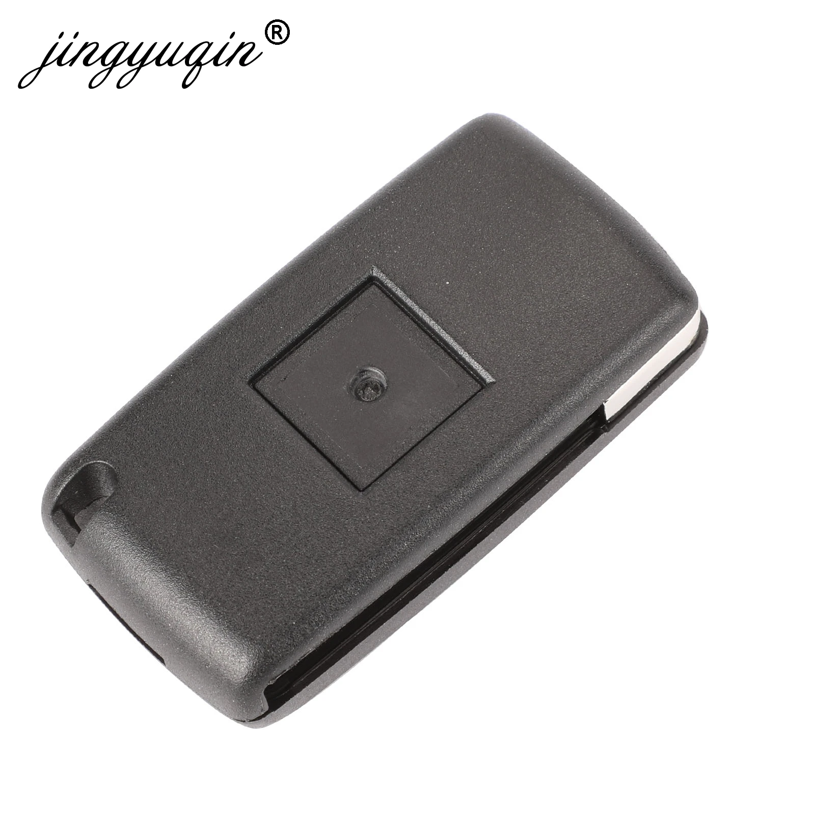 jingyuqin VA2/HCA Uncut Blade 4 Butttons Car Key Shell Flip Floding Fob for Peugeot 1007 CE0523 Remote Fob Remote Key Case