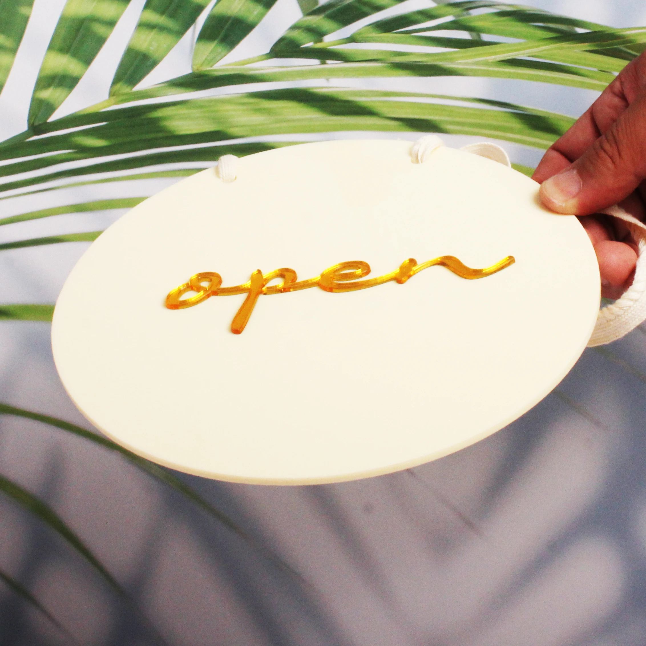 Open Closed Hanging Sign Double Sides Acrylic Art Decoration Business Store Club Bar Board Modern Vivid Notice Window Wall Decor image 4