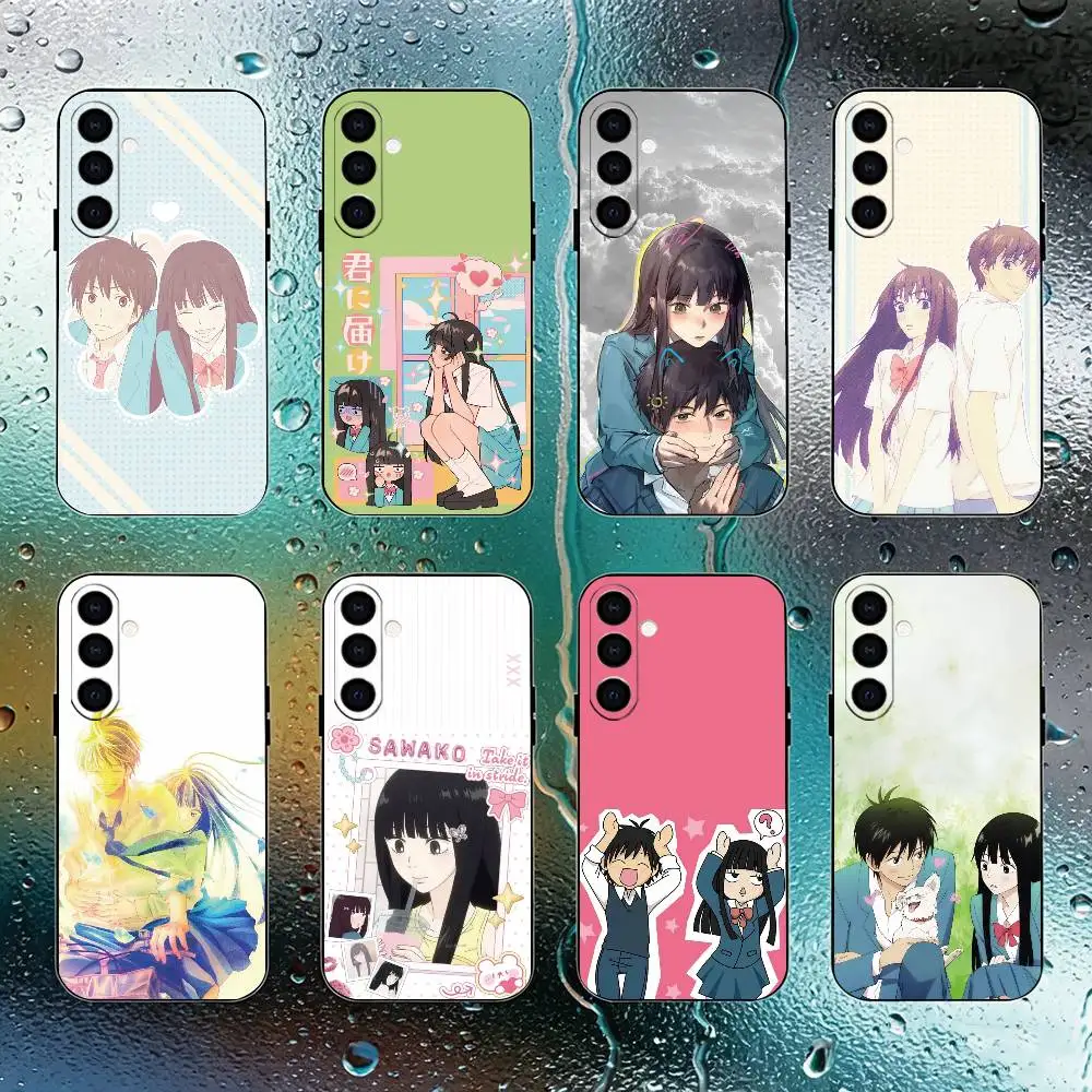 K-Kimi Ni T-Todoke Sawako Phone Case For Samsung Galaxy A73,A72,A71,A70,A53,A52,A51,Soft Silicone Black Cover