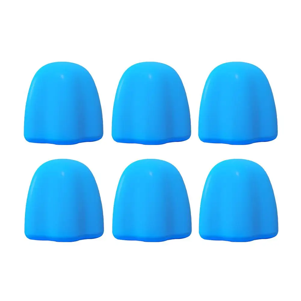 6pcs Silicone Dust Proof Toothpaste Cap Reusable Toothpaste Sleeve Bathroom Household Supplies Dosage Control X5f9