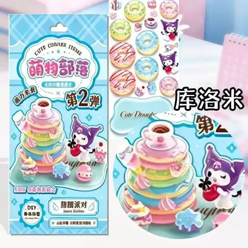 Neue angesagte 3D-Kristallaufkleber, niedliche Kawaii-Cartoon-Haustierfiguren, gestapelte Aufkleber, handgemachte DIY-Partygeschenke – Detail 13