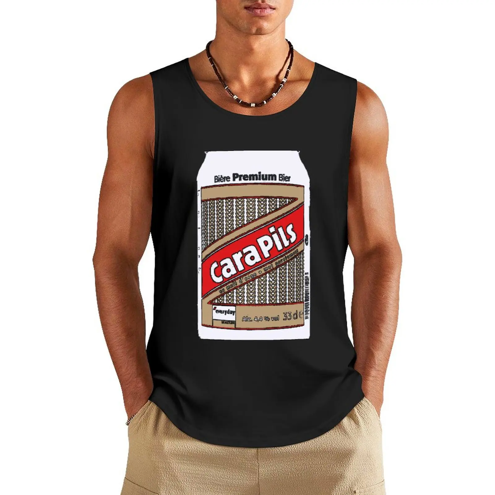 Cara Pils Tank Top gym clothes man male top summer clothes for men