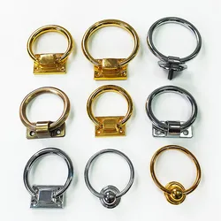 70 80 90 100mm Modern Simple Fashion Solid Silver Gold Bronze Rose Gold Black Sofa Chair Back Drop Ring Pull Wooden Door Handle