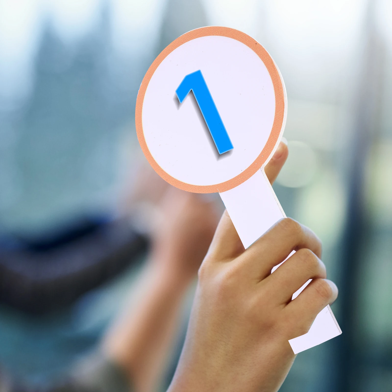 

20Pcs Scoreboard Handheld Scoreboard Mini Blank Writing Board Dry Erase Paddle for Ball Games Voting Presentation