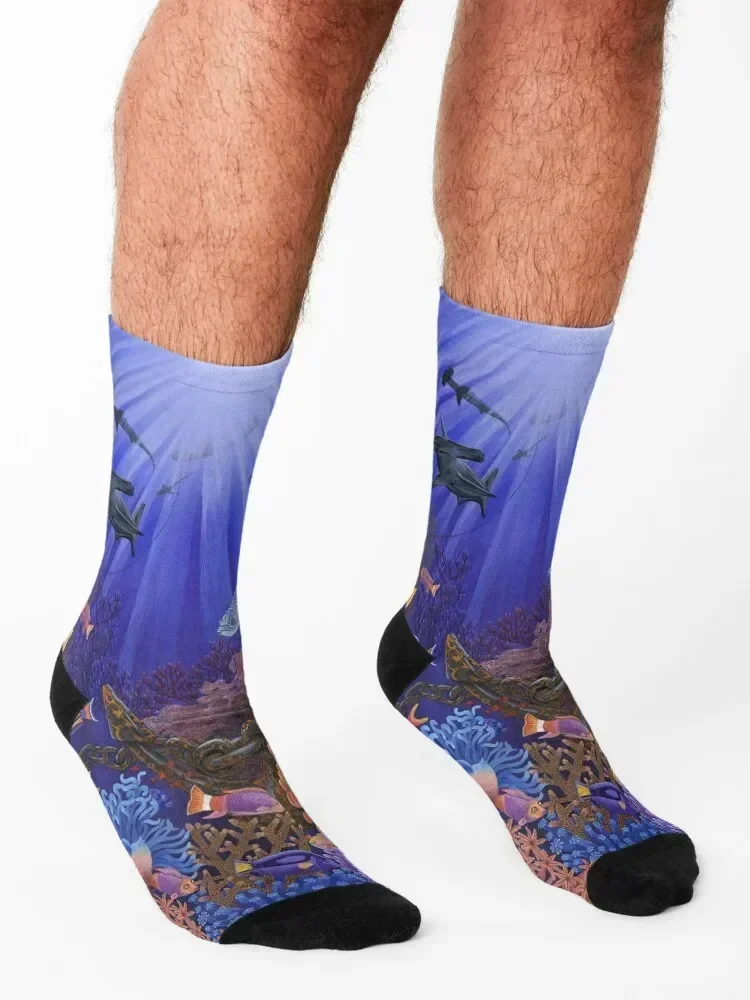 تحت الماء المرجان الشعاب المرجانية الجوارب الهيب هوب تسلق التنس الثلوج الرجال الجوارب النسائية شتاء دافئ ساخنة عيد الميلاد الفاخرة امرأة الجوارب الرجال #3