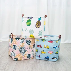 2pcs Cube Folding Storage Box Clothes Storage Bins For Toys Organizers Baskets for Nursery Office Closet Shelf