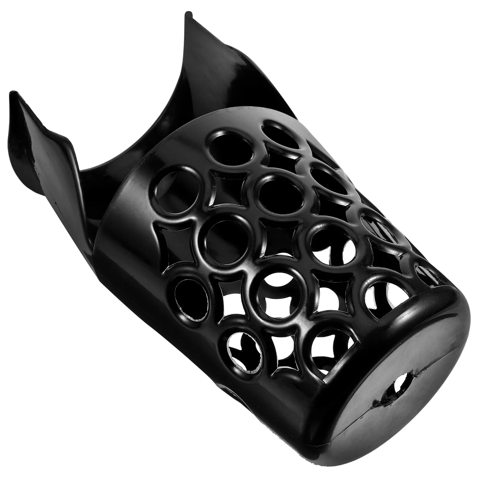 Durable Billiard Storage Basket Sports Net Drop Billiards Black Plastic Pool Table Holder