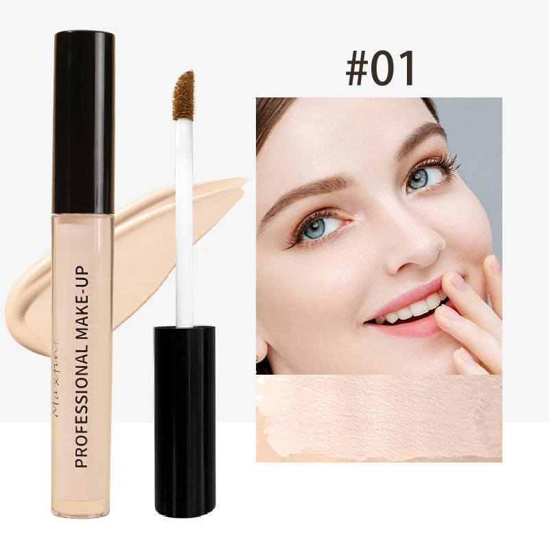 Concealer Pen Gezichtsmake-Up Basis Cosmetische Waterdichte Foundation Crème Volledige Dekking Vlekken Donkere Kringen Onzichtbare Poriën