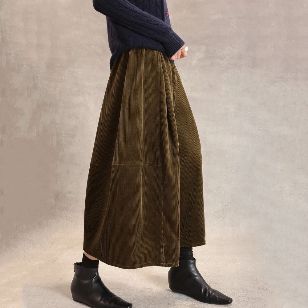 TWOTWINSTYLE 솔리드 스플라이스 드로스트링 시크 바지 여성용 하이웨이스트 루즈 스트리트웨어 기본 여성 바지 가을 신상 패션