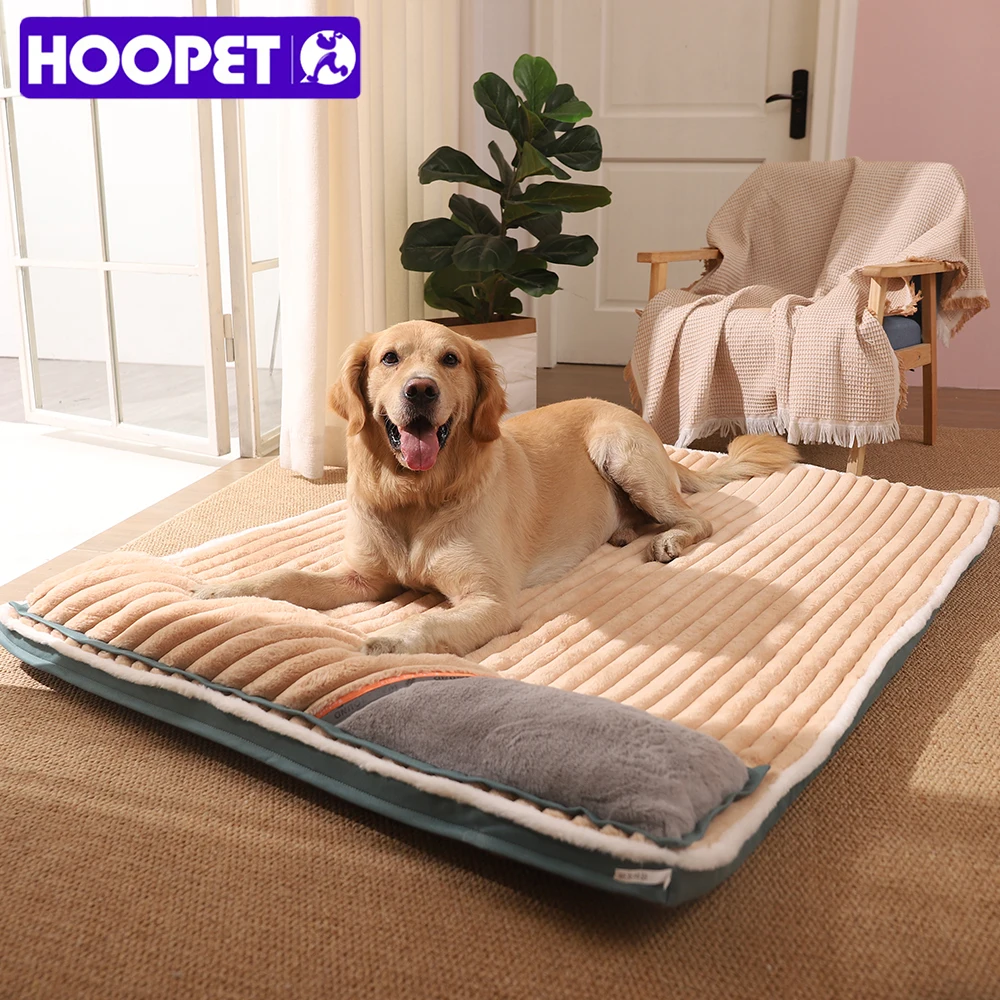 HOOPET Dog Bed Padded Cushion for Small Big Dogs Sleeping Beds and Houses for Cats Super Soft Durable Mattress Removable Pet Mat